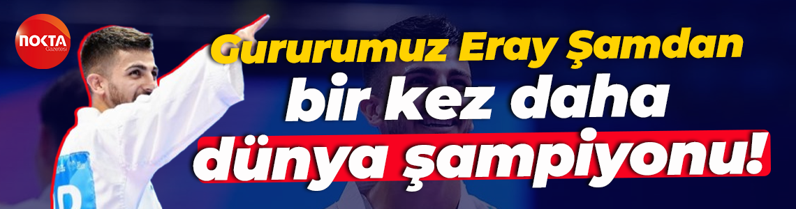 Gururumuz Eray Şamdan bir kez daha dünya şampiyonu!