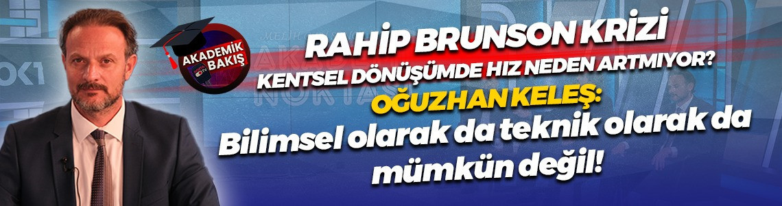 Oğuzhan Keleş: Sadece kamu kaynaklarıyla kentsel dönüşümü tamamlamamız mümkün değil