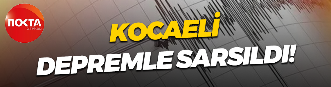 Kütahya'da deprem! Kocaeli'de hissedildi