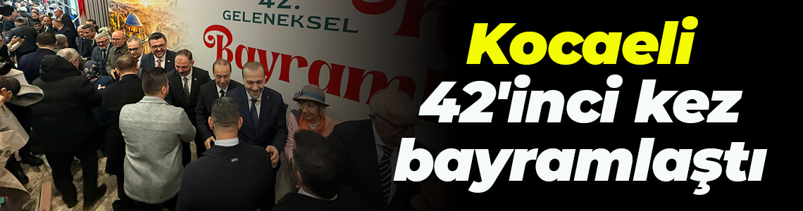 Kocaeli 42'inci kez bayramlaştı... Farklı milletlerden öğrenciler katıldı