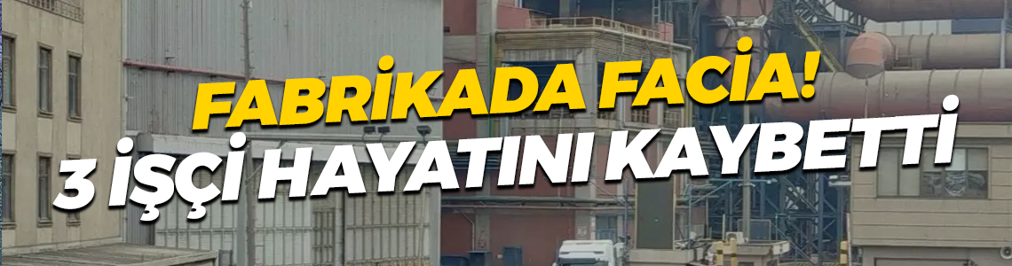 Kocaeli'de yüksekten düşen 3 işçi hayatını kaybetti!