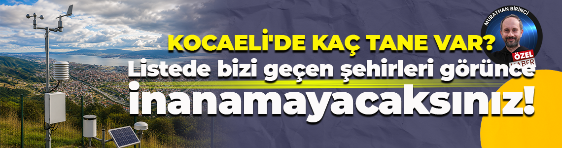 Kocaeli'de kaç tane var? Listede bizi geçen şehirleri görünce inanamayacaksınız!