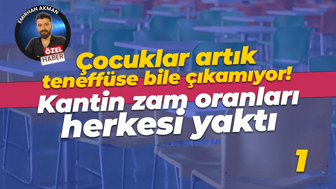 Kocaeli’de çocuklar teneffüse çıkamıyor! Kantin kira zam oranları herkesi yaktı