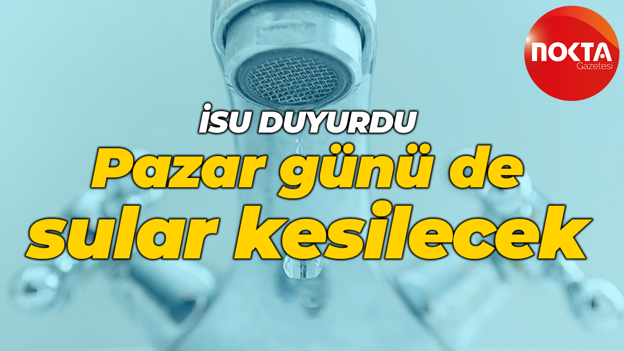 İSU duyurdu: Kocaeli'de 1 ilçede su kesintisi olacak!