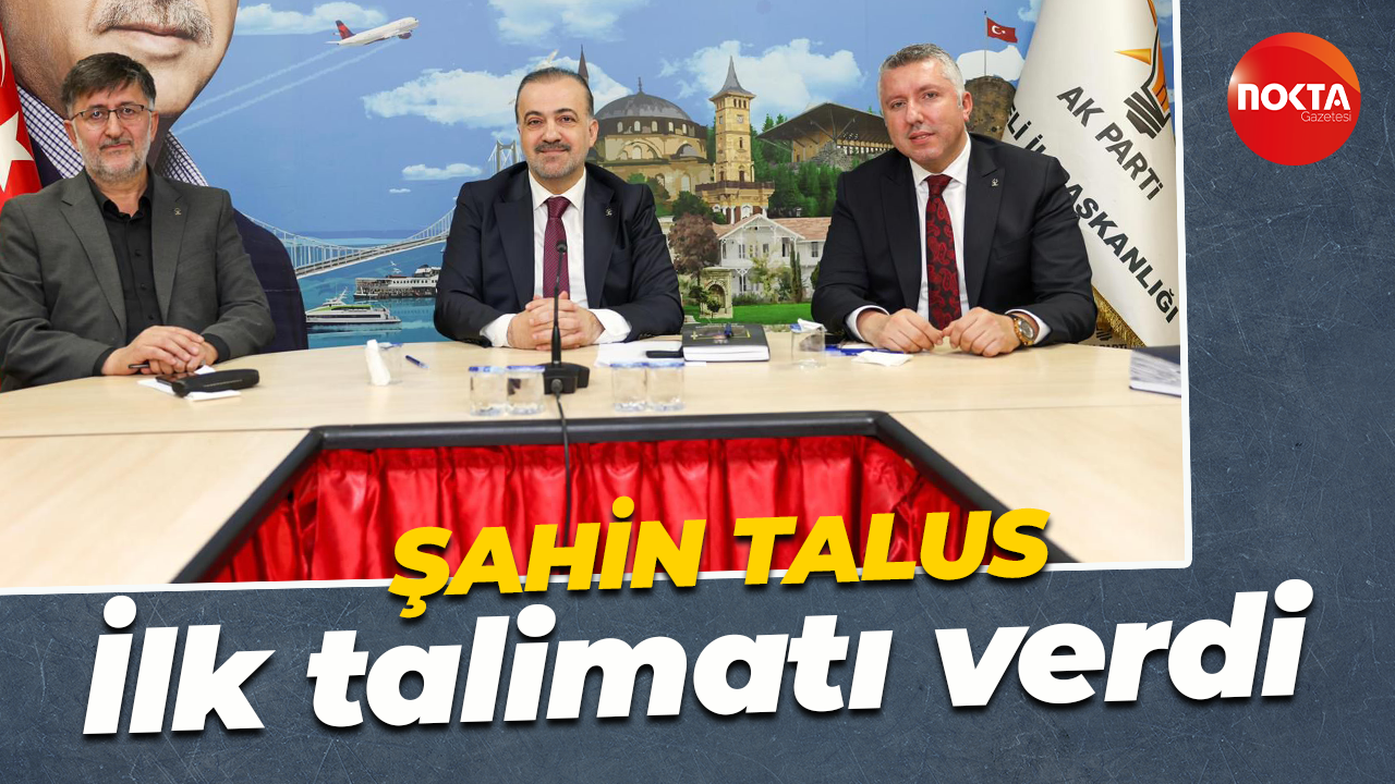 Şahin Talus mazbata sonrası ilk talimatı verdi: İlçelere gidip, teşekkür edin!