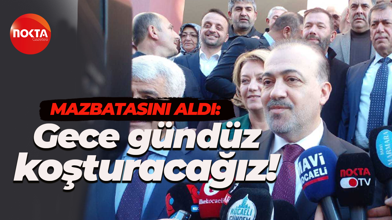Şahin Talus mazbatasını aldı: Gece gündüz koşturacağız