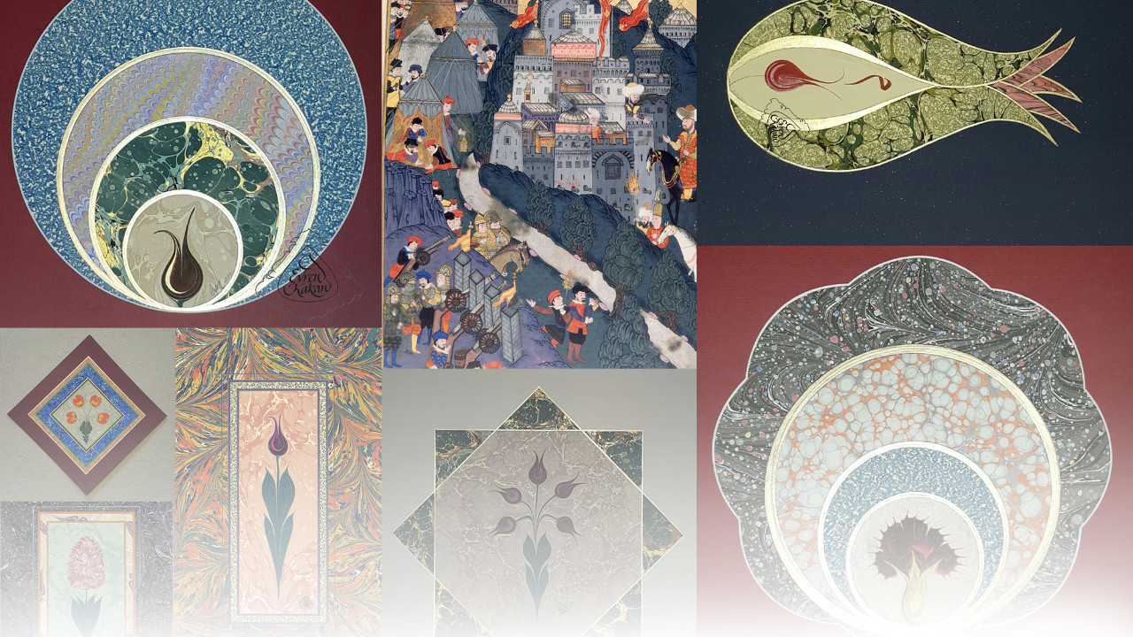 Atık kâğıtları sanata dönüştürüyorlar