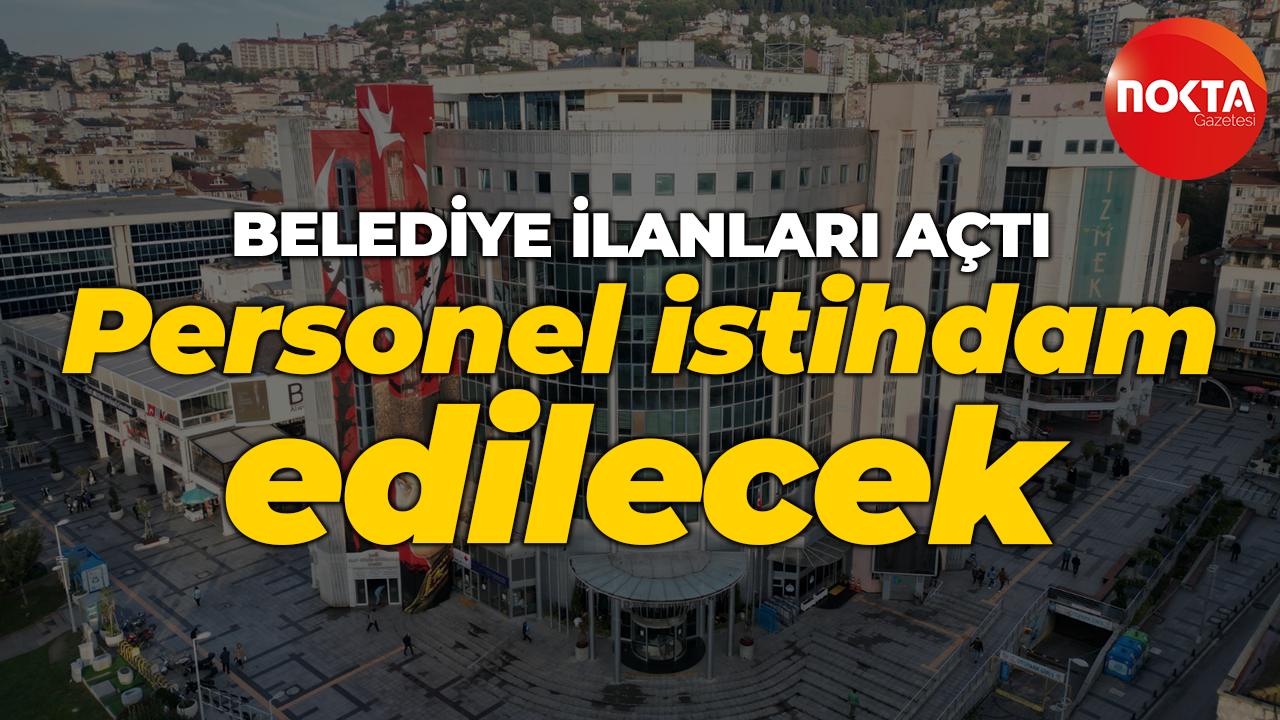 İzmit Belediyesi Beko Loder Operatörü istihdam edecek