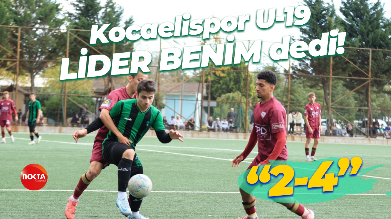Kocaelispor U-19 LİDER BENİM dedi! “2-4”