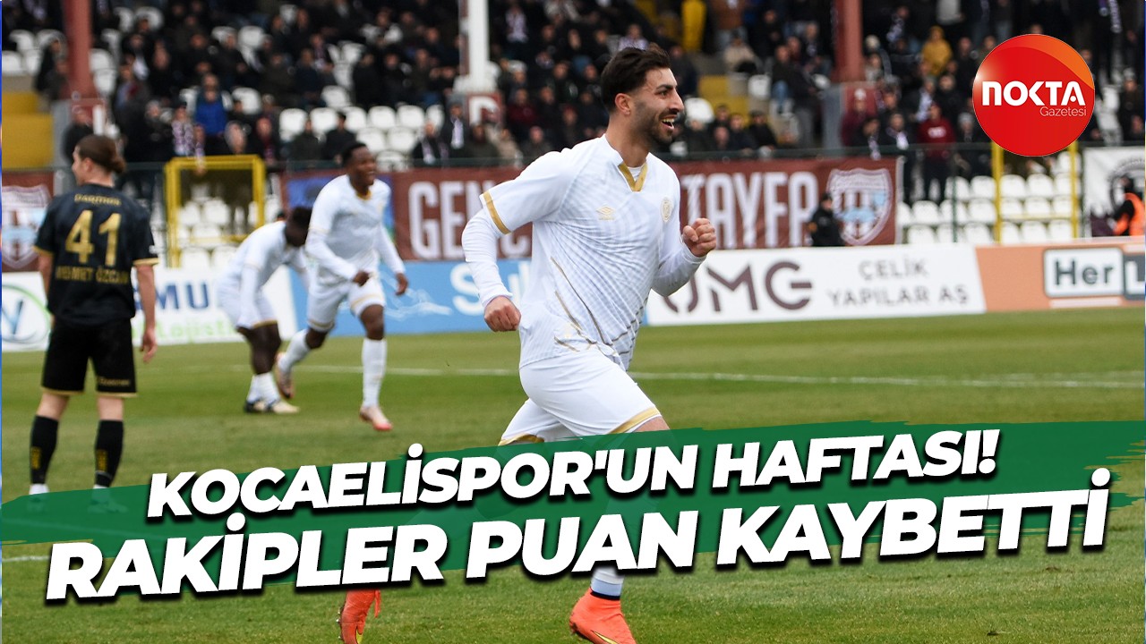 Kocaelispor’un haftası! Bandırma yenildi, Erzurum berabere kaldı!