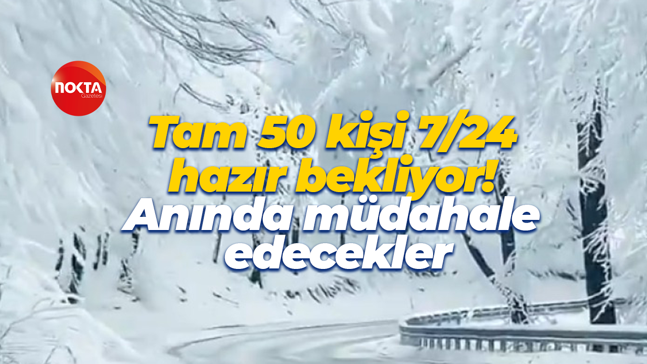 Kartepe’de beklenen kar yağışı belediyeyi harekete geçirdi! Her an bekliyorlar