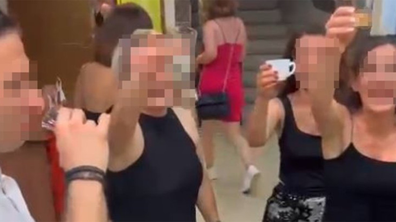Şampanya patlatılan devlet okulunda yeni görüntüler ortaya çıktı