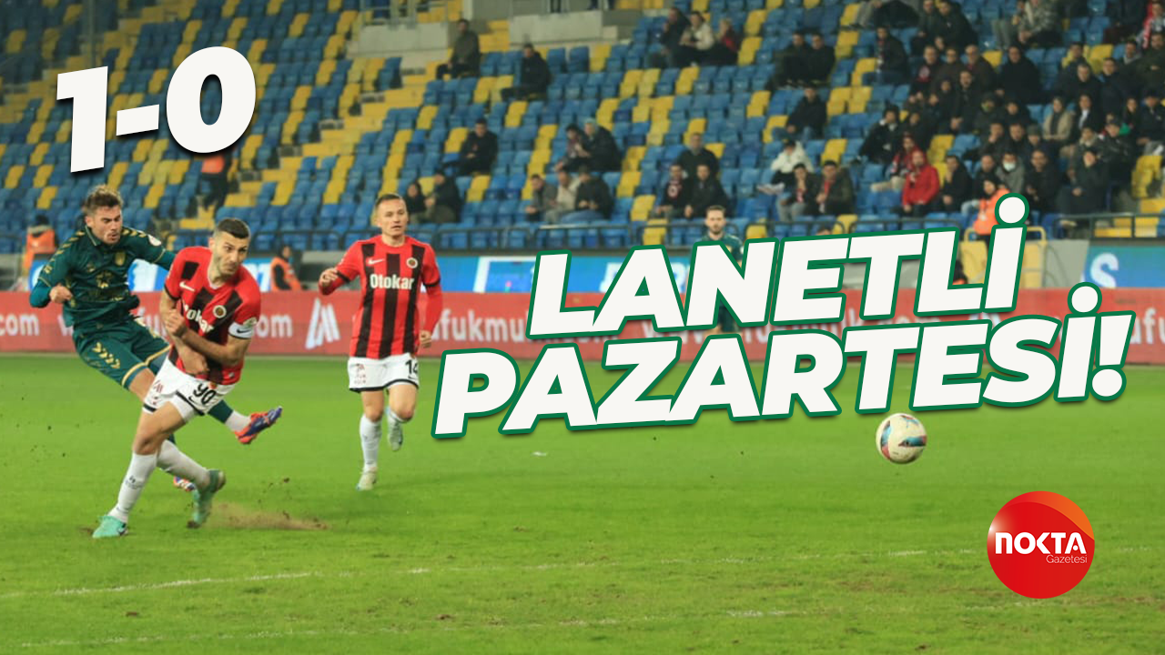 Kocaelispor için lanetli pazartesi: 1-0