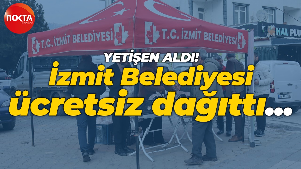 İzmit Belediyesi yüzlerce kilosunu ücretsiz dağıttı! O mahalle mantara doydu