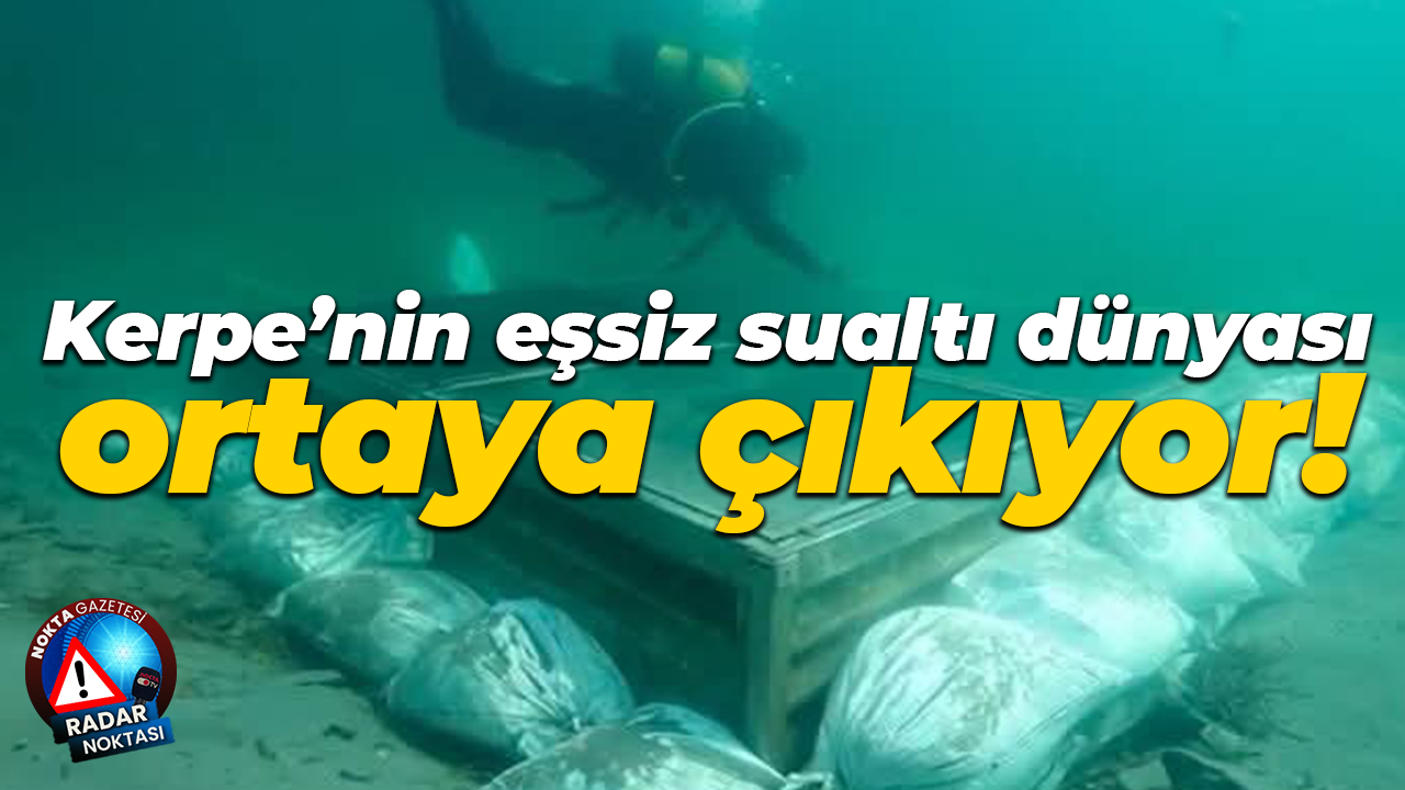 Kerpe’nin eşsiz sualtı dünyası ortaya çıkıyor!