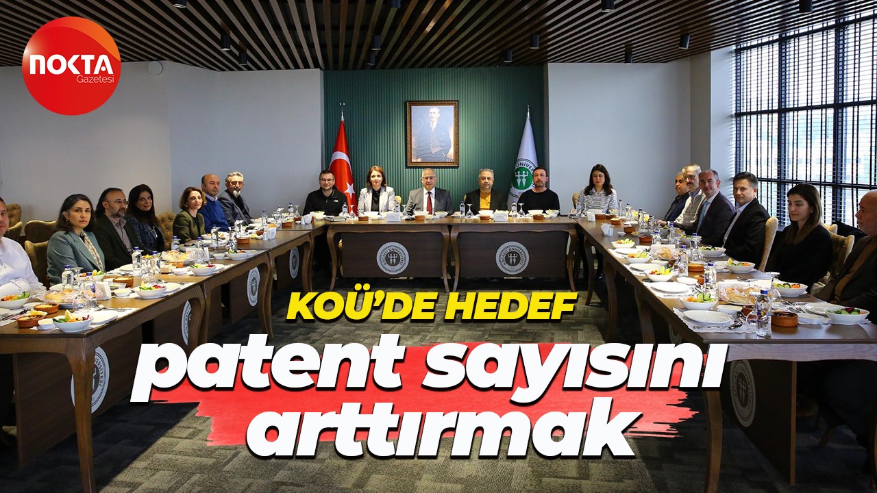 KOÜ’de hedef patent sayısını arttırmak