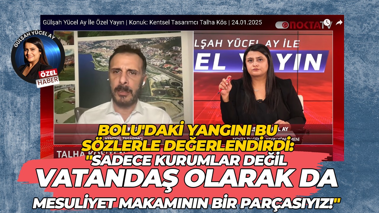 Talha Kös: "Sadece kurumlar değil vatandaş olarak da mesuliyet makamının parçasıyız!"