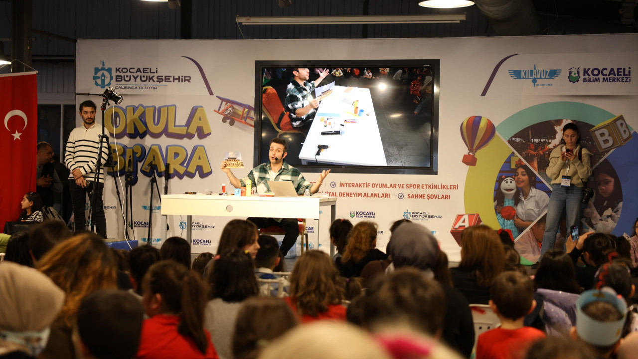Kocaeli’de 'Okula Bi’ Ara' etkinliğiyle çocuklar bilim, sanat ve eğlencede buluştu