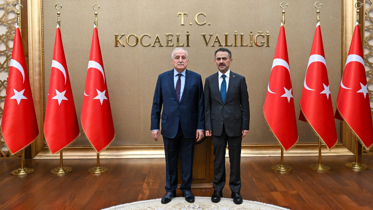 Mehmet Torun, Vali İlhami Aktaş'ı ziyaret etti