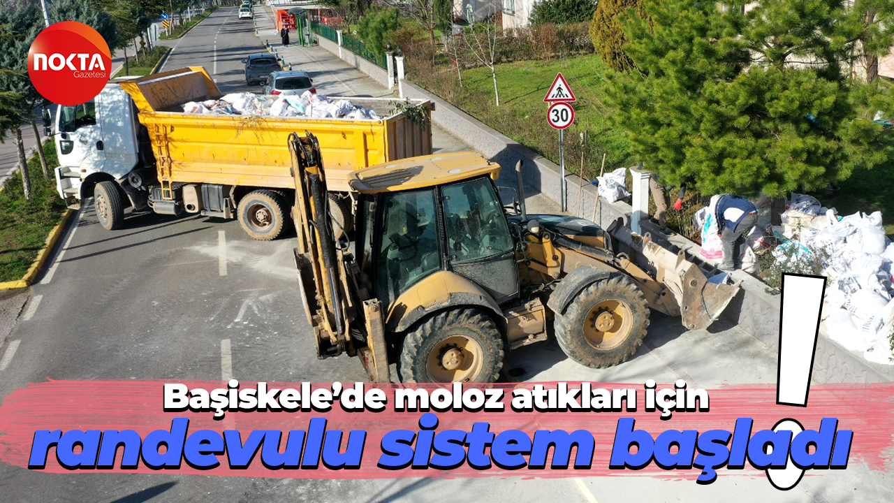 Başiskele’de moloz atıkları için randevulu sistem başladı!