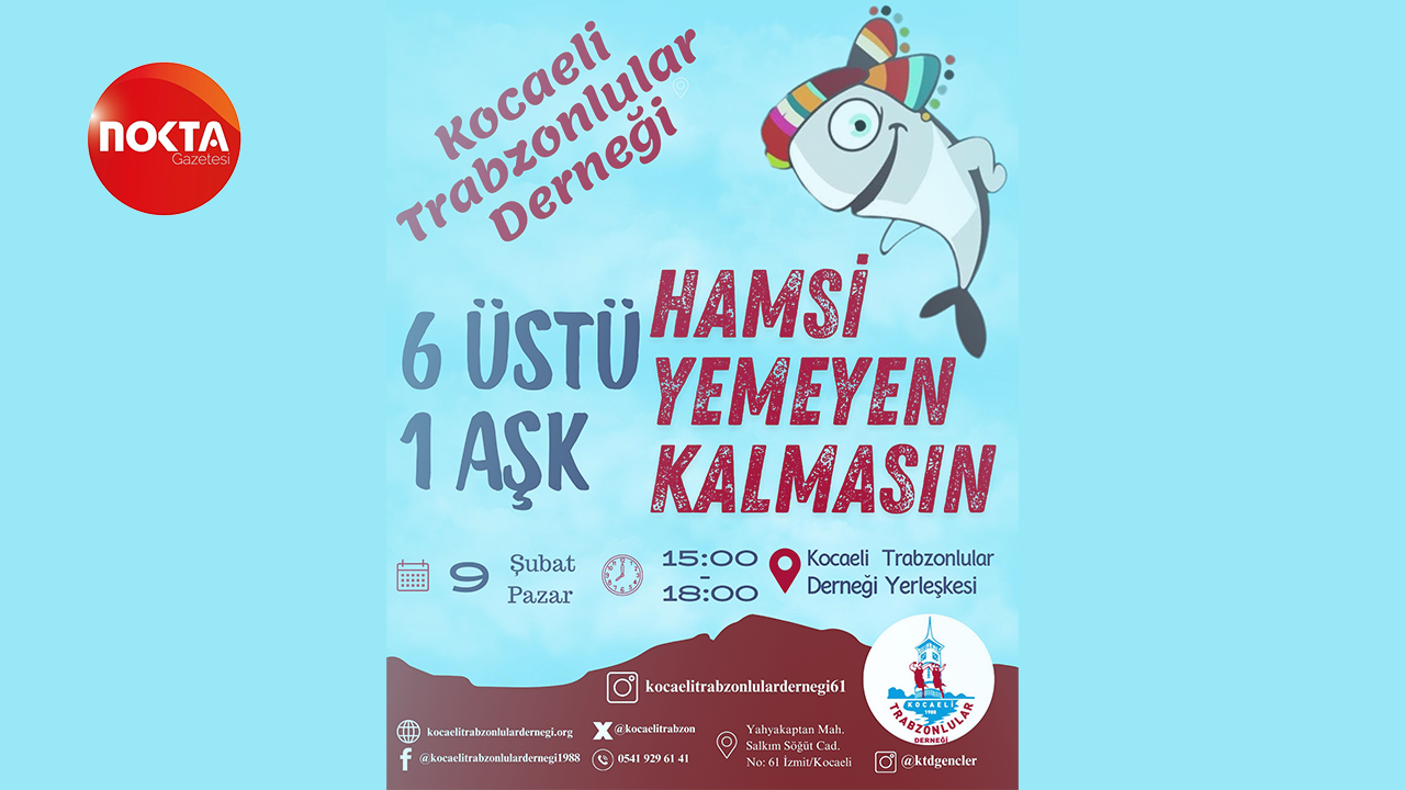 Trabzonlular hamsi yemeye çağırıyor!