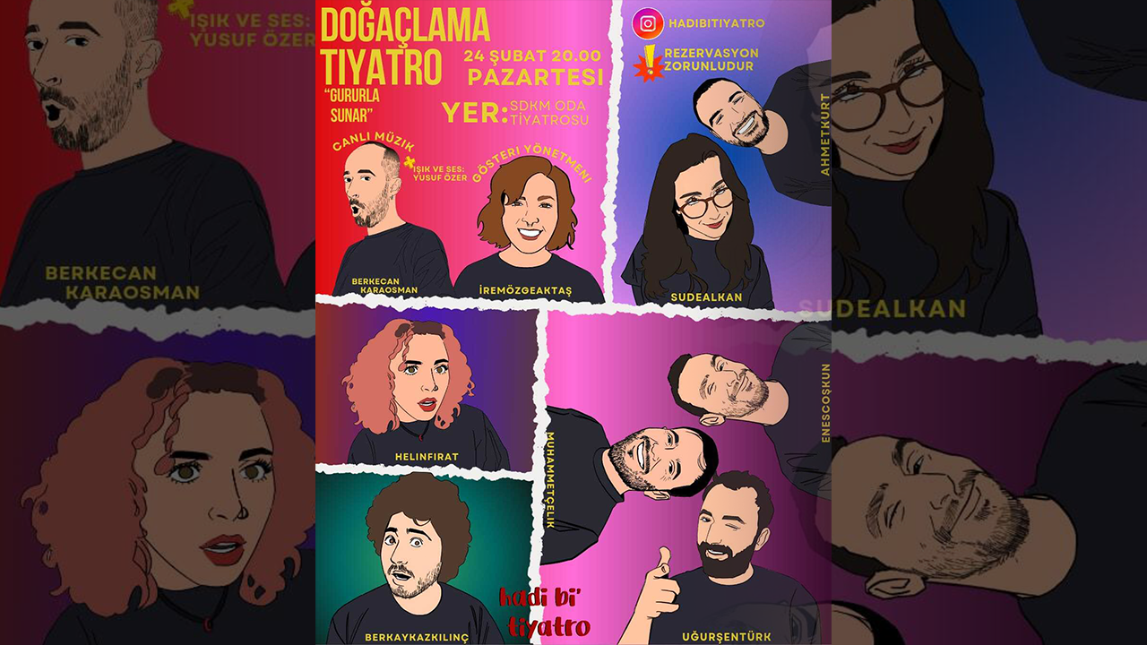 Hadi Bi Tiyatro, seyirciyle birlikte doğaçlama sahneleyecek!