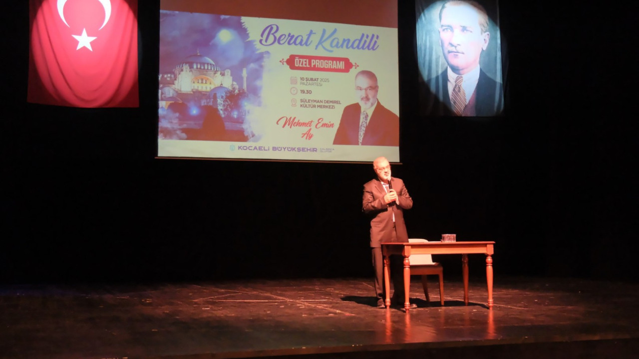 Kocaeli Büyükşehir Belediyesi'nden Berat Kandili programı