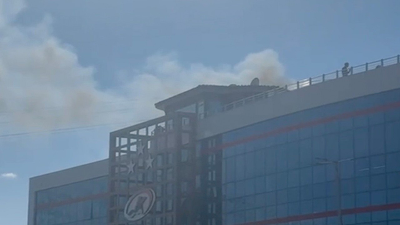 Çankırı'da otel yangını!