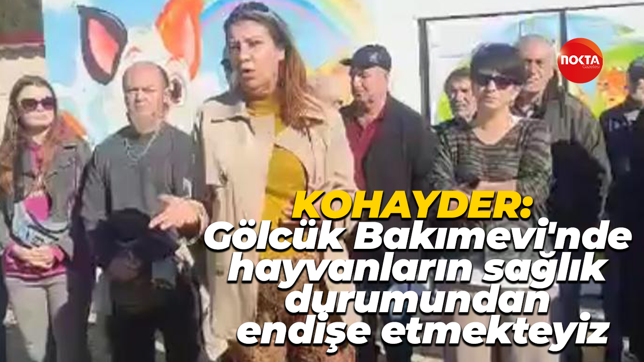 KOHAYDER: Gölcük Bakımevi'nde hayvanların sağlık durumundan endişe etmekteyiz