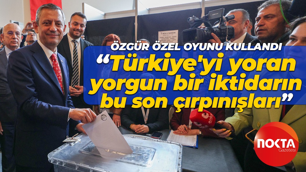 Özgür Özel: Türkiye'yi yoran, yorgun bir iktidarın bu son çırpınışları