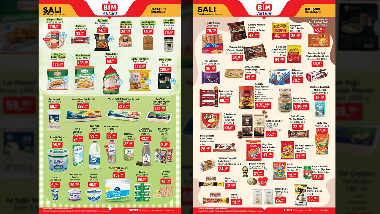 8 Nisan BİM Aktüel Ürünleri | Çift Kapılı Buzdolabı, Ankastre Ocak, Cam Temizleme Robotu Var
