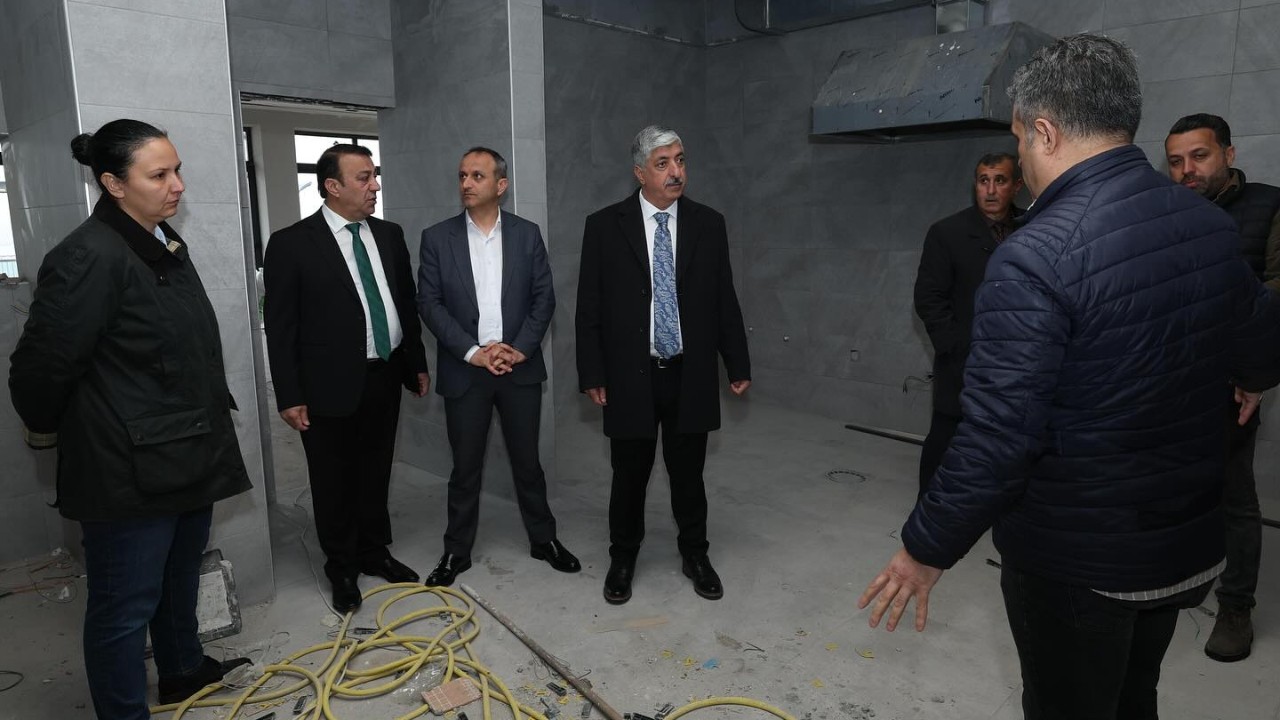 Ramazan Ömeroğlu, devam eden projeleri yerinde inceledi