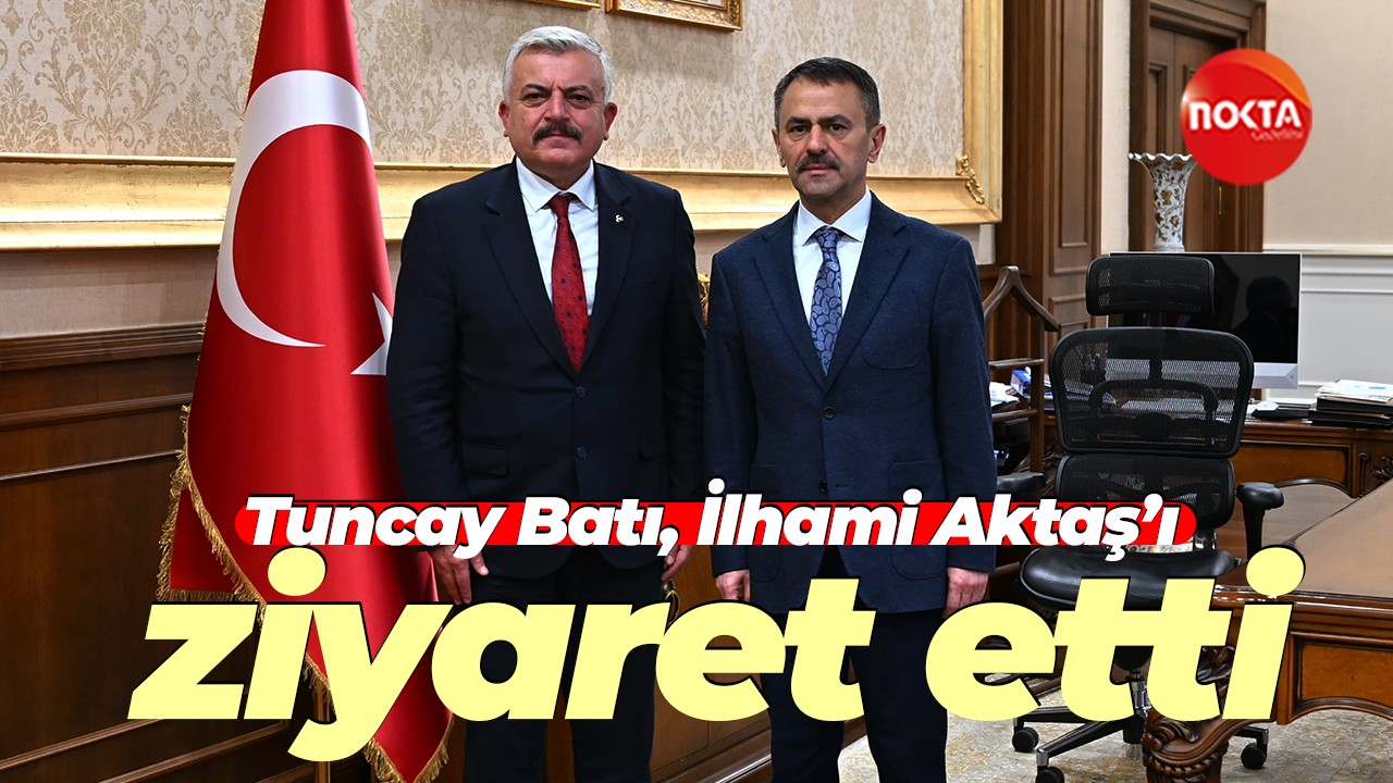 Tuncay Batı, İlhami Aktaş’ı ziyaret etti