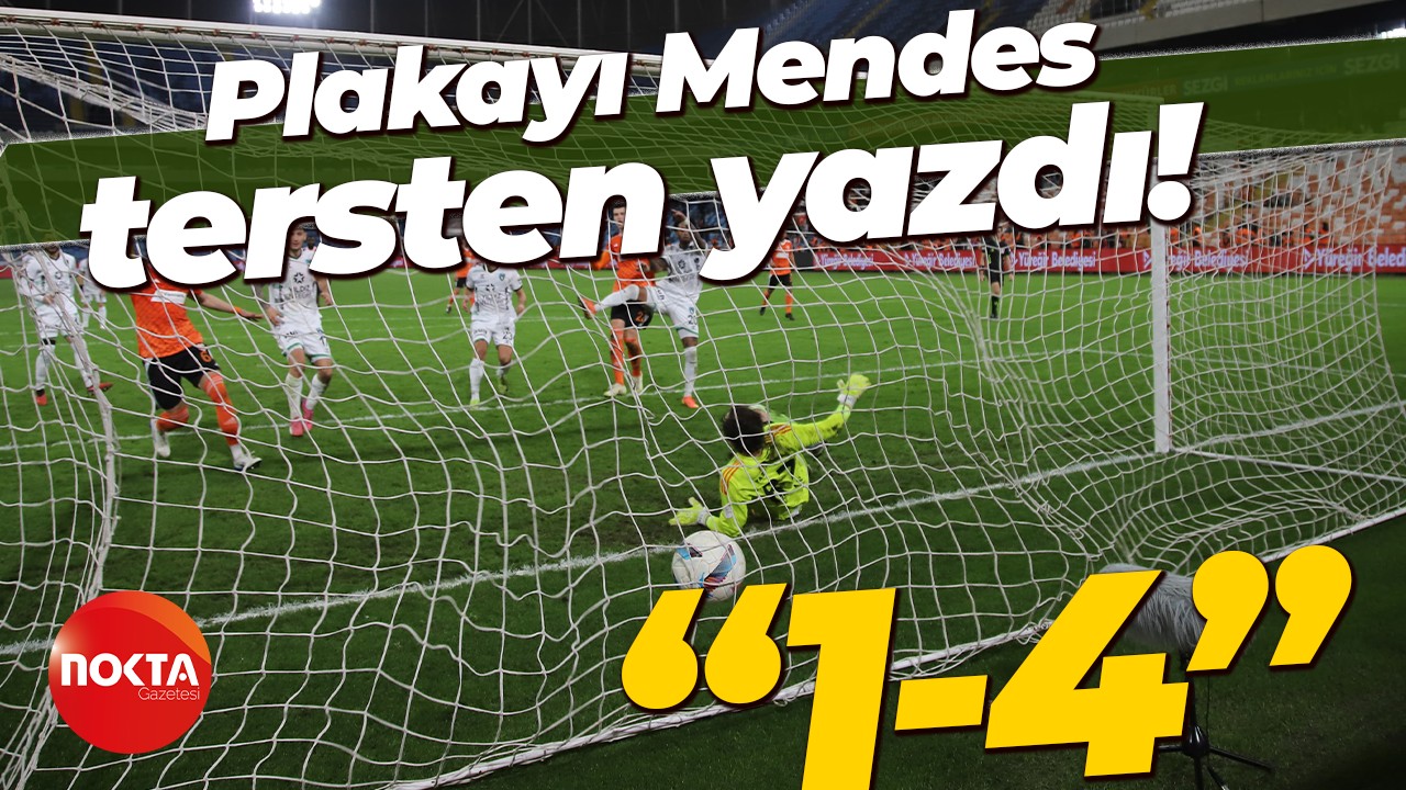 Plakayı Mendes tersten yazdı! “1-4”