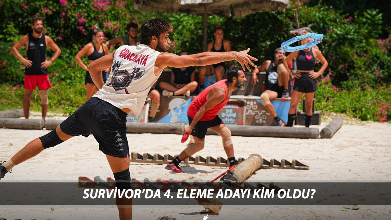 Survivor'da 4. Eleme Adayı Kim Oldu? 10 Nisan Survivor Kim Kazandı?