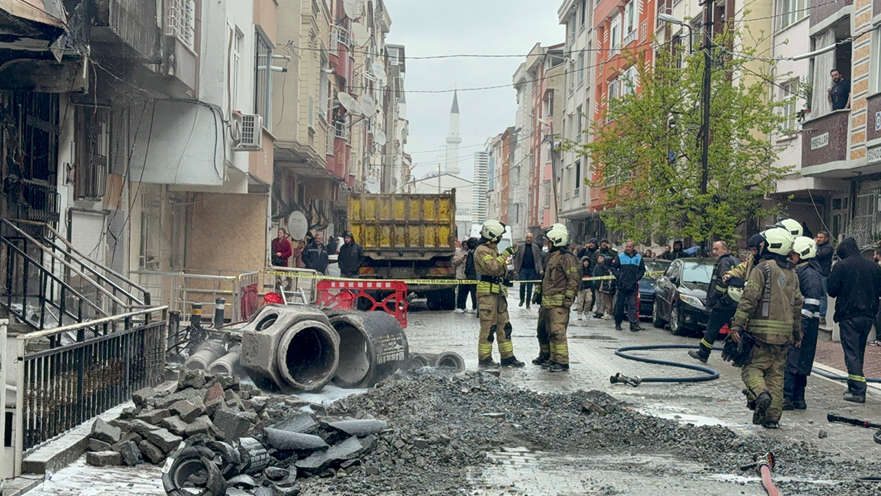 İstanbul'da korku dolu anlar: Doğal gaz borusu patladı!