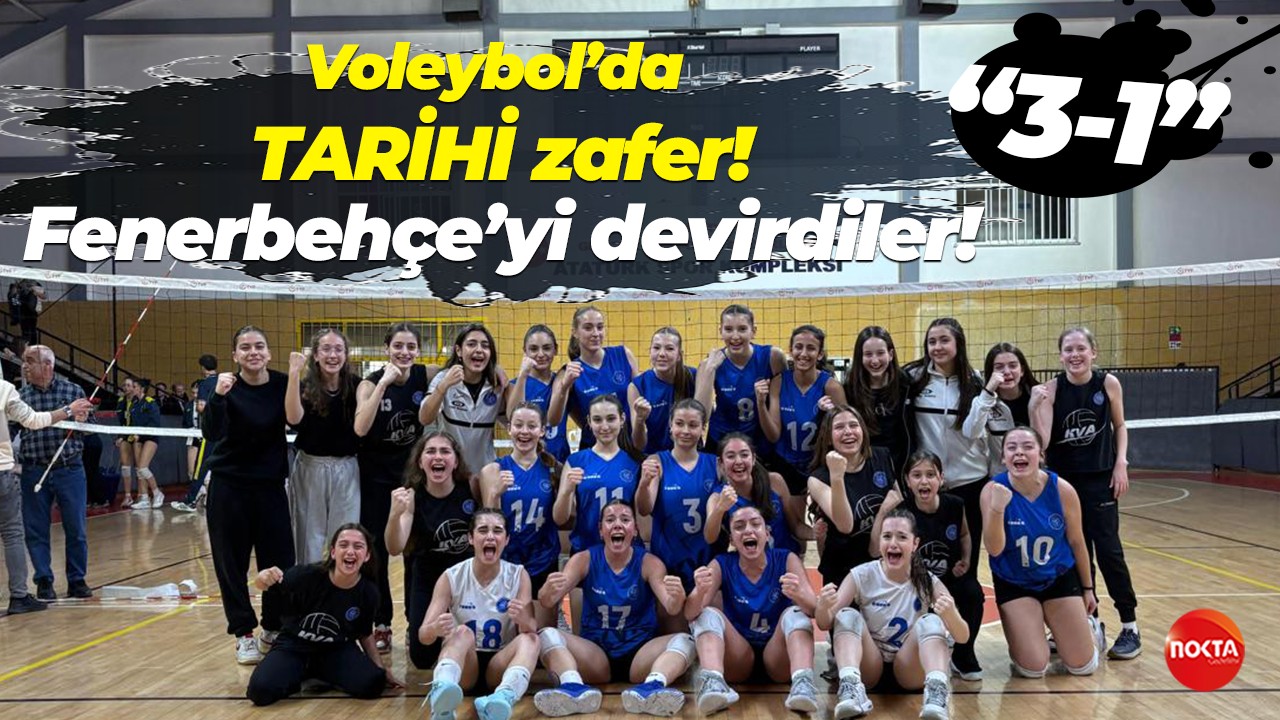 Voleybol’da TARİHİ zafer! Fenerbehçe’yi devirdiler! “3-1”
