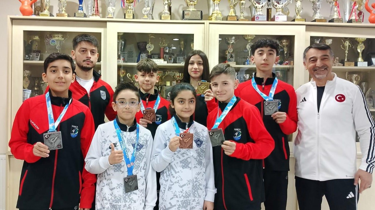 Minik sporcular Türkiye Şampiyonası'na damga vurdu!