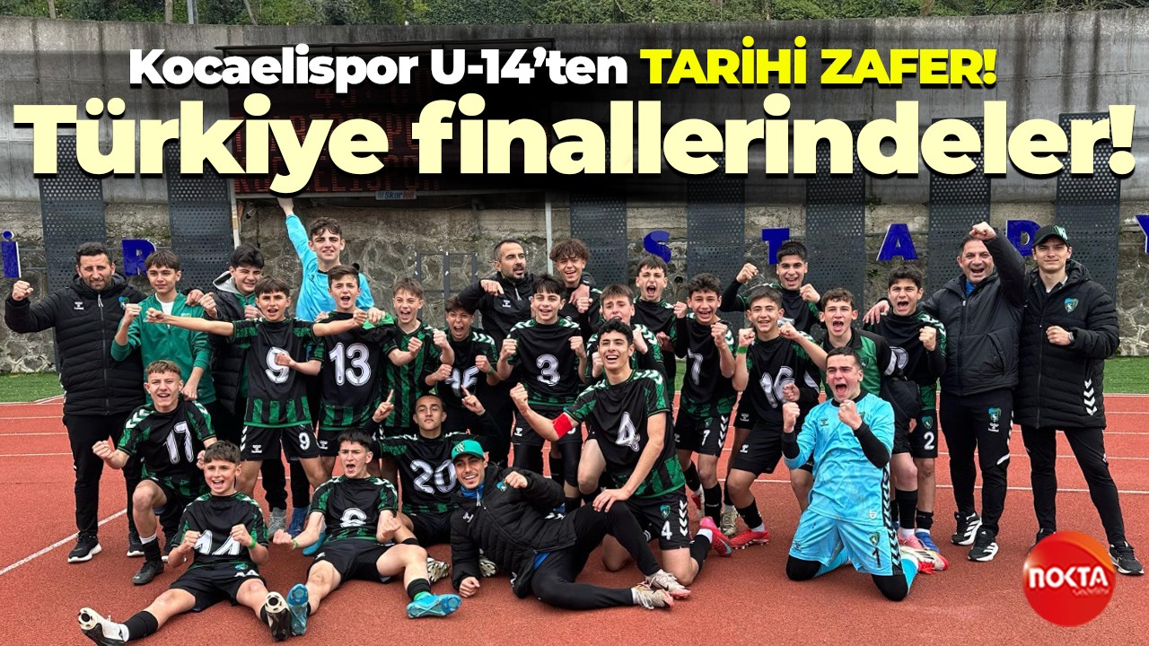 Kocaelispor U-14’ten TARİHİ ZAFER! Türkiye finallerindeler!