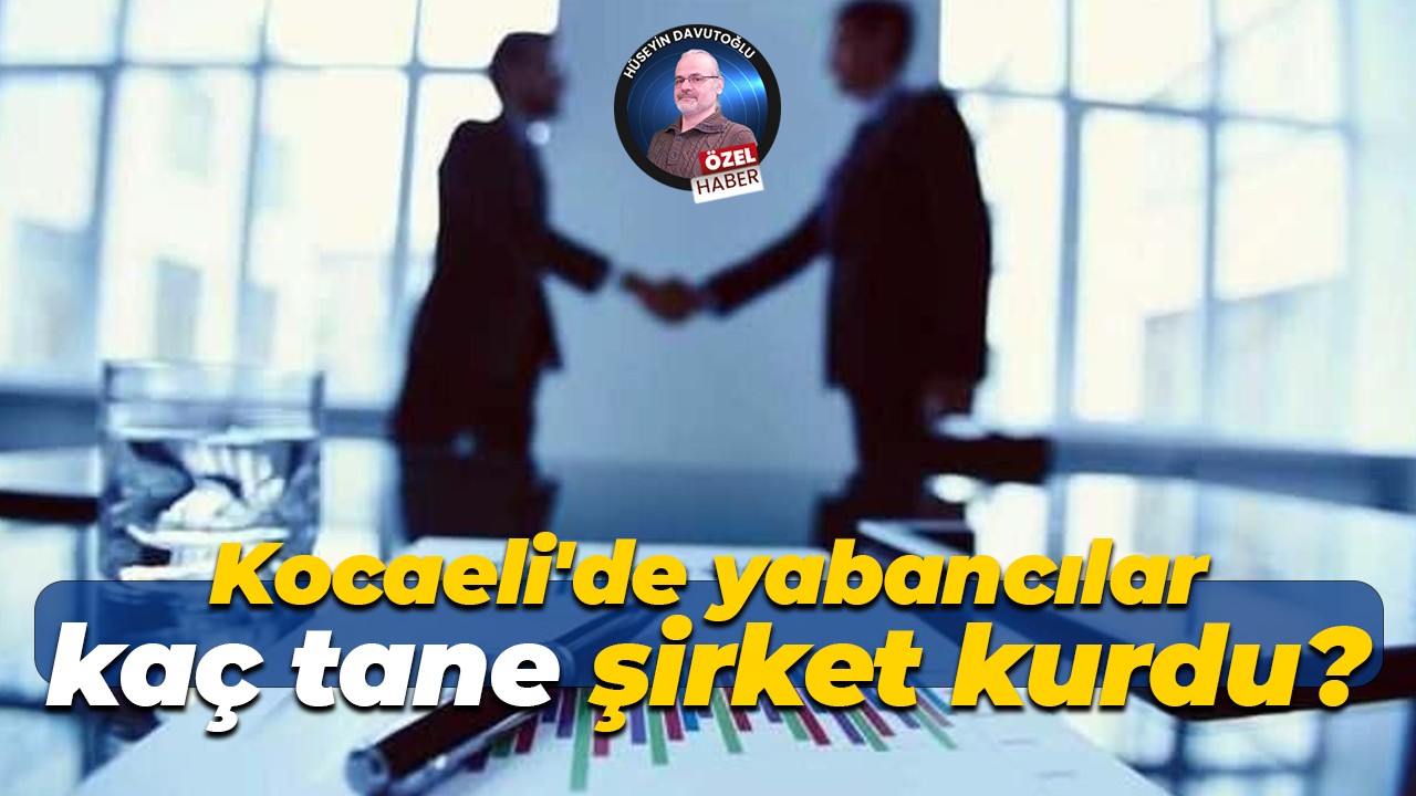 Kocaeli'de yabancılar kaç tane şirket kurdu?