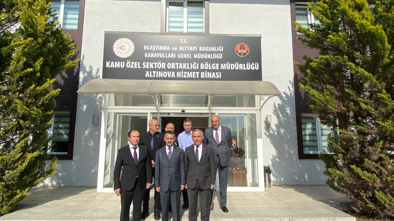 Vali Aktaş, Karayolları Kamu Özel Sektör Ortaklığı Bölge Müdürü Dedeoğlu'nu ziyaret etti