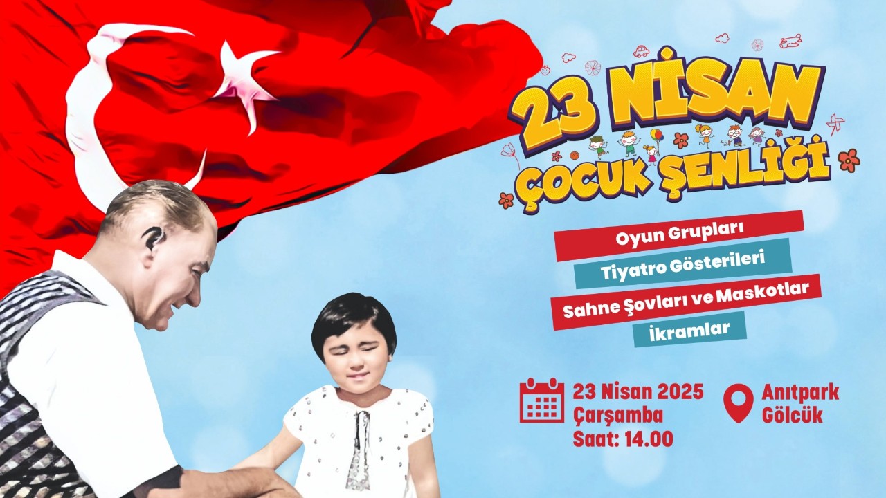 Gölcük Anıtpark'ta 23 Nisan Çocuk Şenlikleri, gerçekleştirilecek