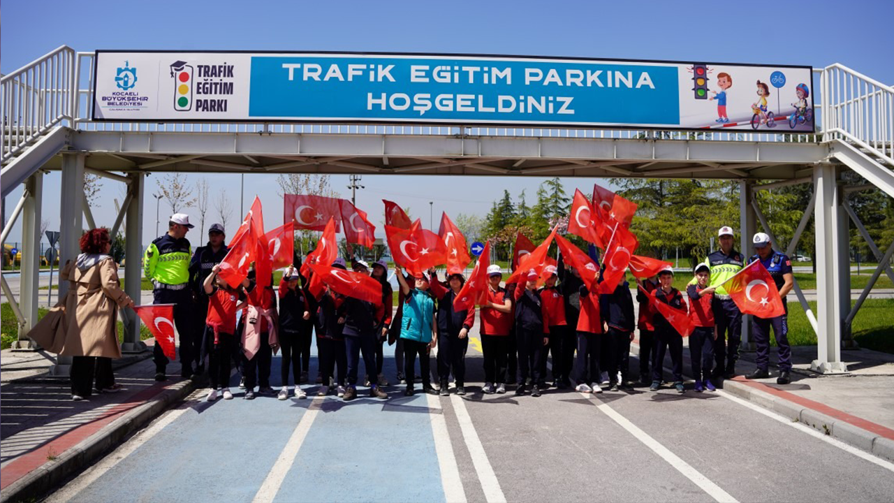 Trafik Eğitim Parkı’nda 23 Nisan coşkusu!