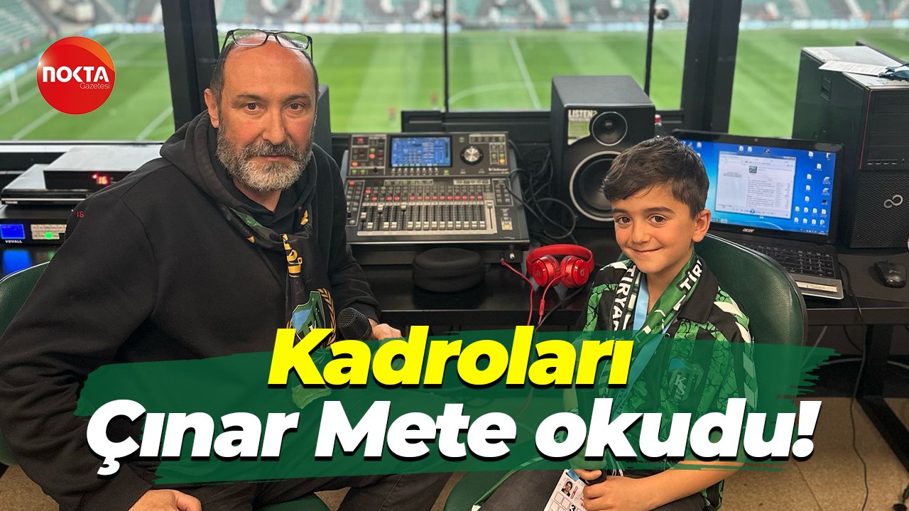 Kadroları Çınar Mete okudu!