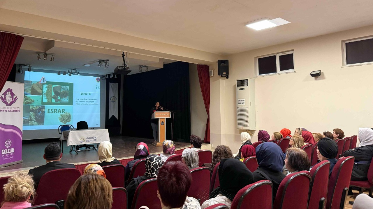 Gölcüklü kadınlara "En İyi Narkotik Polis: Anne" semineri