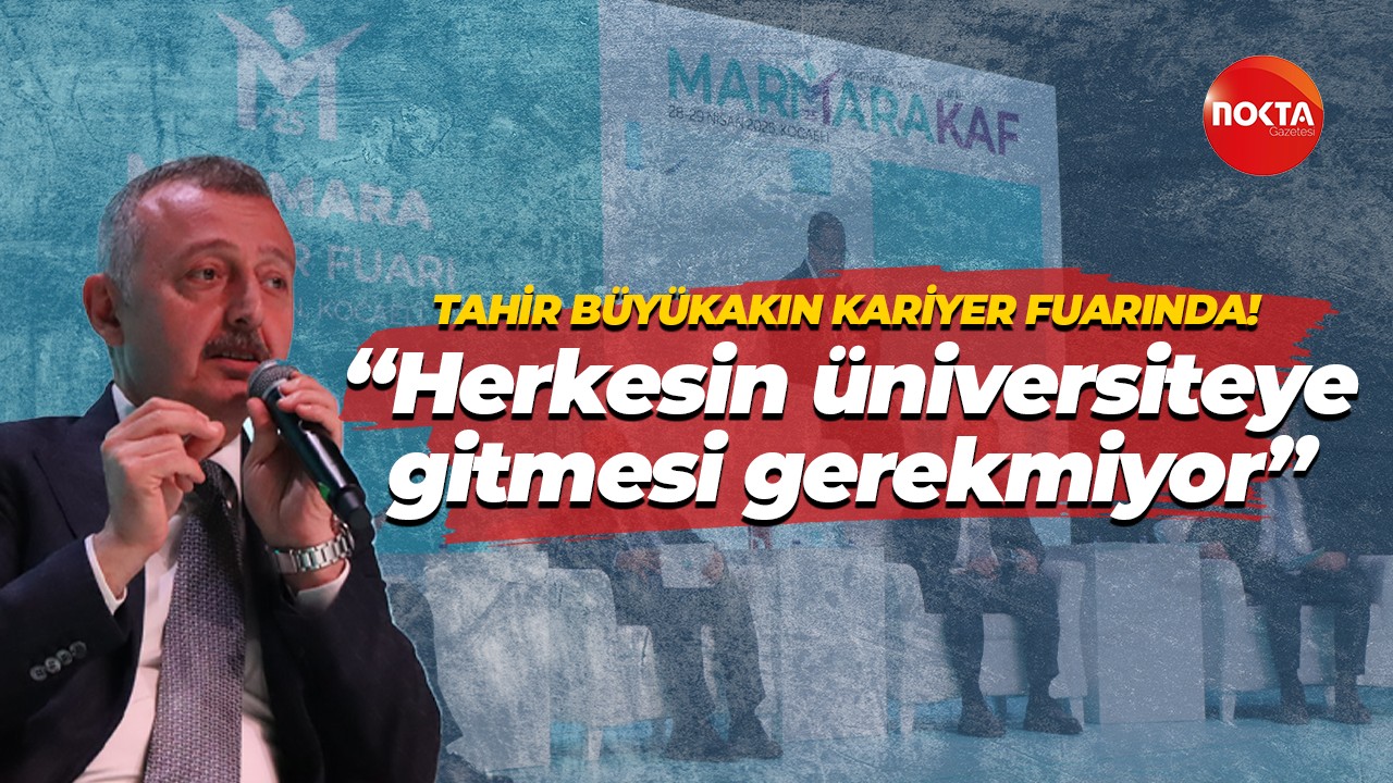 Tahir Büyükakın kariyer fuarında! “Herkesin üniversiteye gitmesi gerekmiyor”