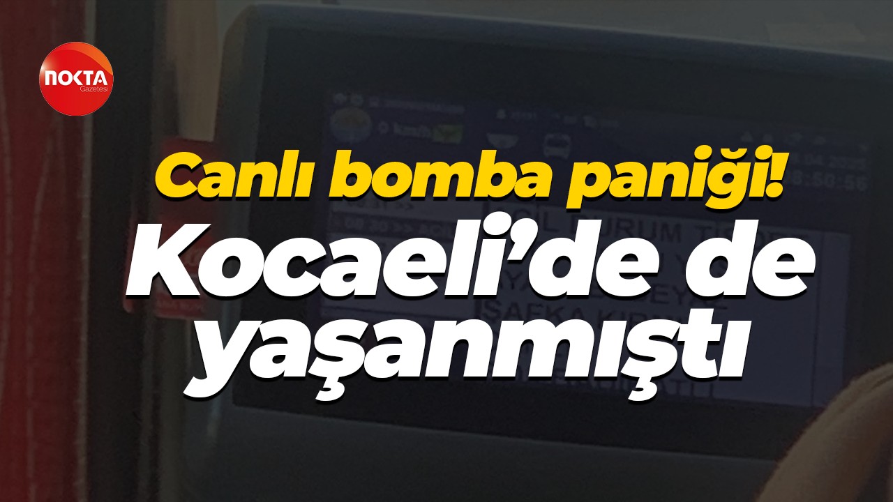 ‘Canlı bomba’ paniği! Kocaeli'de de yaşanmıştı