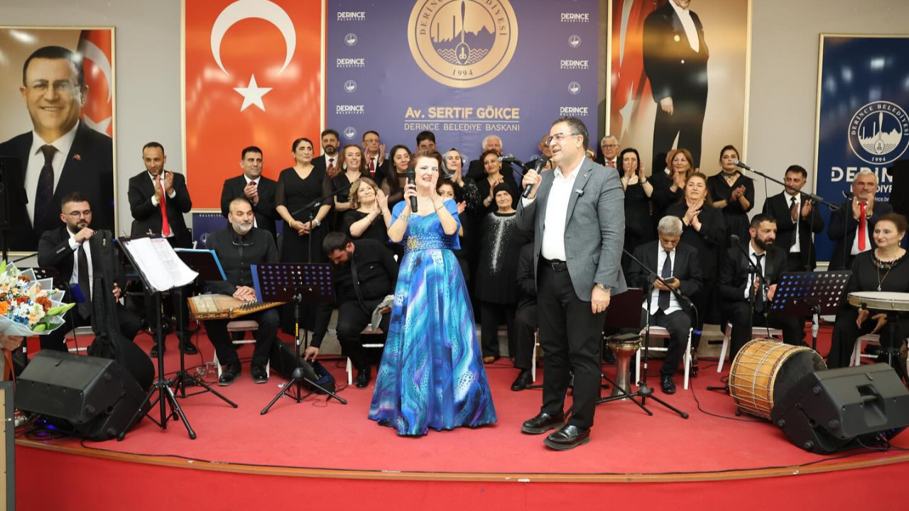 Derince'de Türk Halk Müziği ve Türk Sanat Müziği Korosu'ndan unutulmaz gece