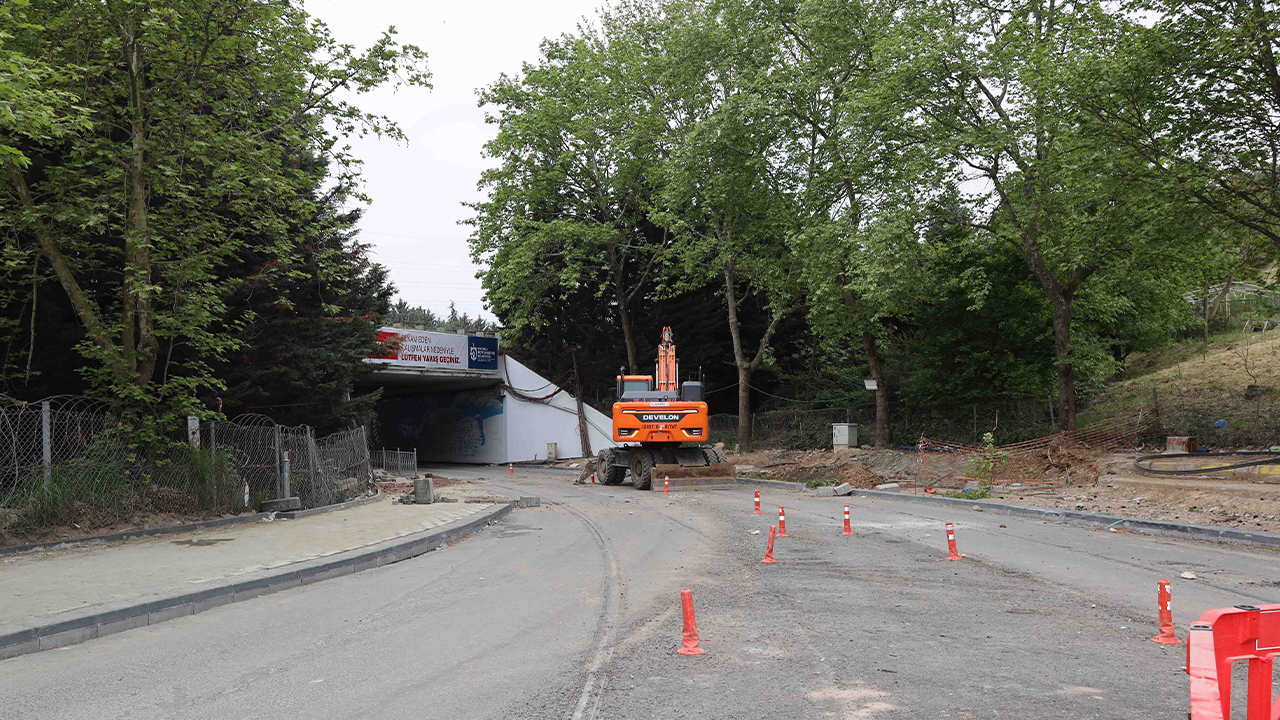 Kocaeli Büyükşehir Belediyesi'nden TEM Otoyolu alt geçidine estetik dokunuş!
