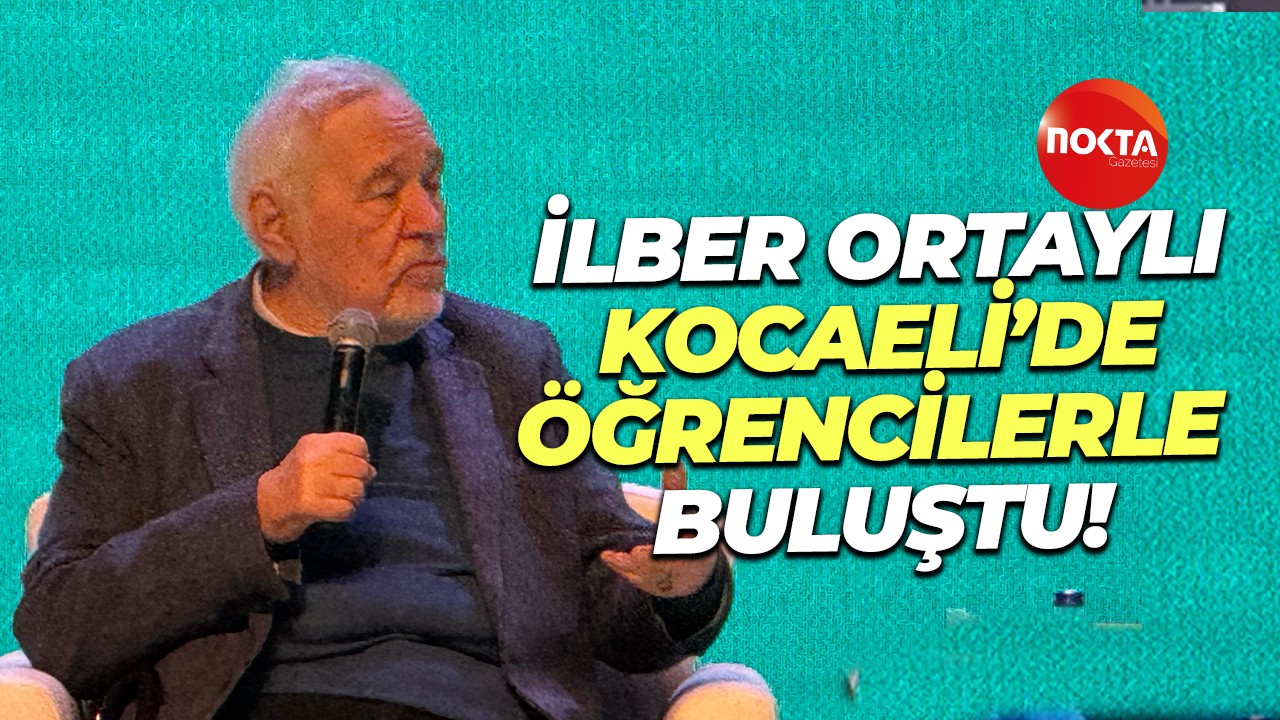 Kocaeli'de İlber Ortaylı öğrencilerle buluştu